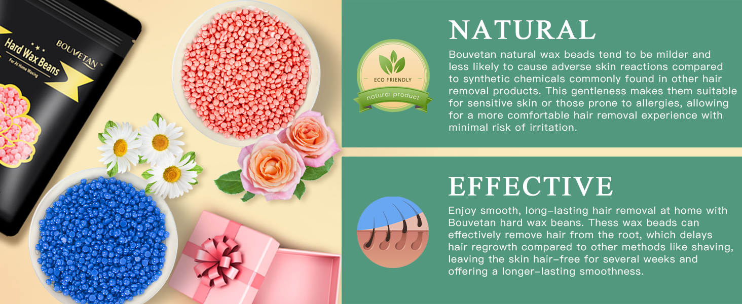 NATURAL AND EFFECTIVE WAX BEADS