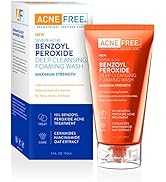 AcneFree Severe Acne 10% Benzoyl Peroxide Foaming Cleansing Wash, 5 Ounce