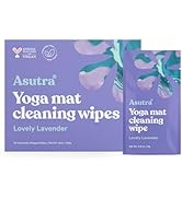 ASUTRA Yoga Mat Wipes (Lovely Lavender), Individually Wrapped Wipes 1 Box (30 Wipes)- No Slippery...