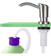 GAGALIFE Built in Counter Soap Dispenser (Brushed Nickel) for Kitchen Sink and Extension Tube Kit...