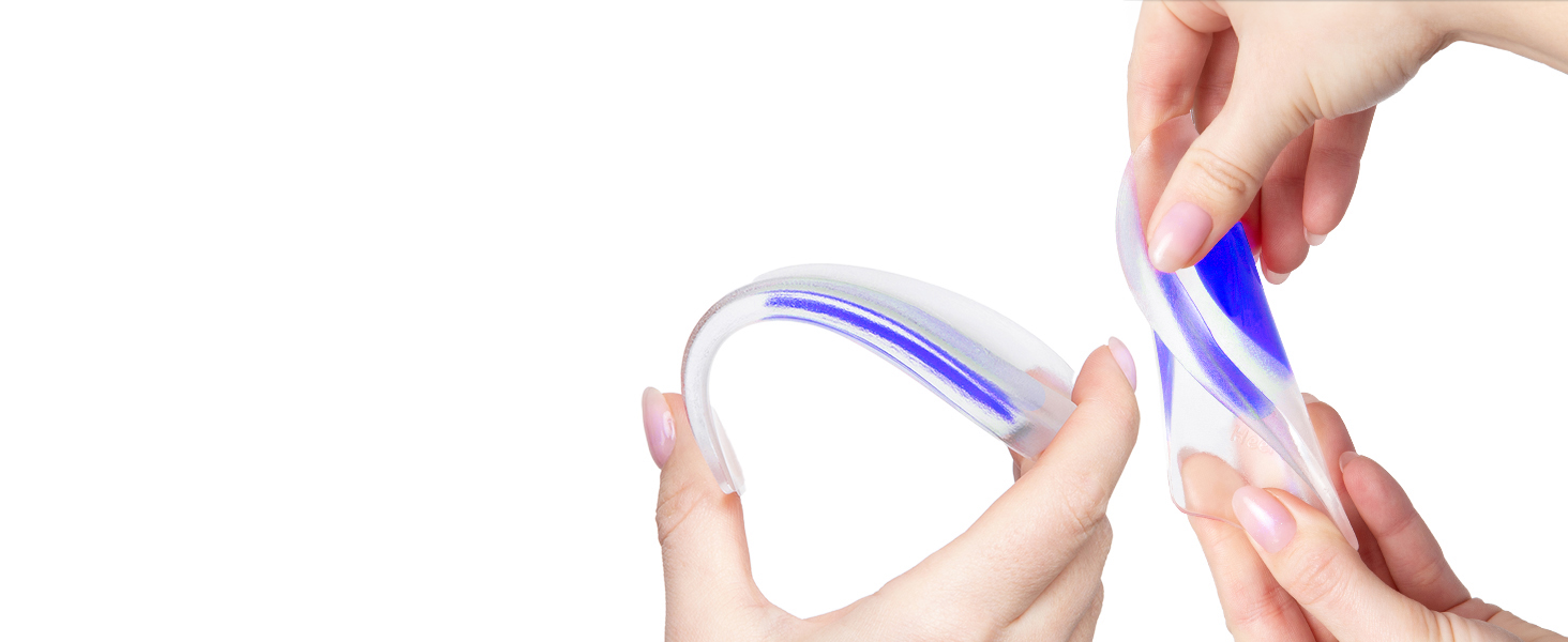 Heel cups for daily use in any footwear, add comfort and soft cushioning to the heel area