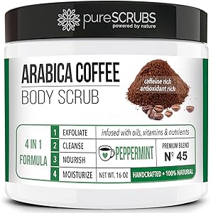 pureSCRUBS Arabica Coffee Body Scrub [PEPPERMINT BLEND]