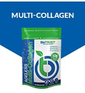 BioTrust Ageless Multi Collagen Protein Powder– 5 Collagen Types  