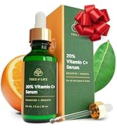 Tree of Life Beauty Hydrating Facial Serum - Super 20% Vitamin C+ with Vitamin E - Brightening & ...