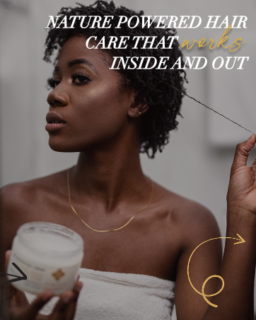 A beautiful woman stretching out a strand of her hair