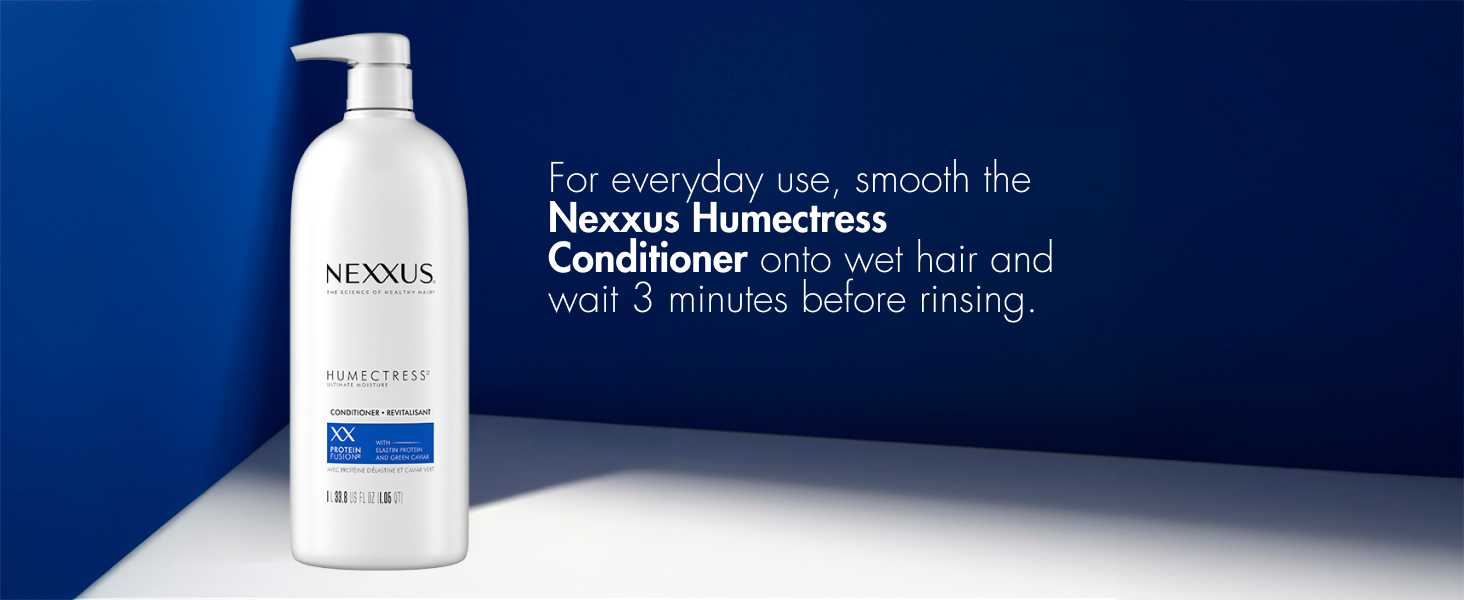 Products shot against white background with swirling water and blue pearls with text.