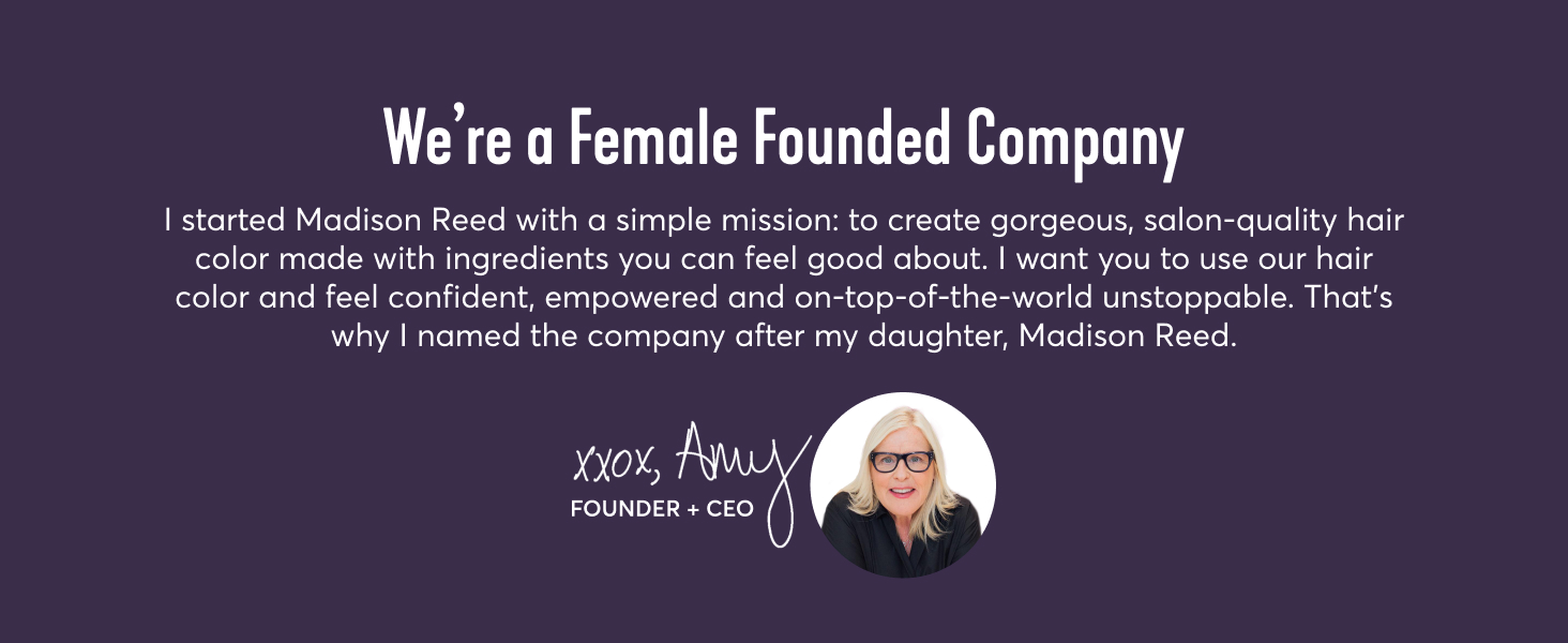 Madison Reed Is a female founded company