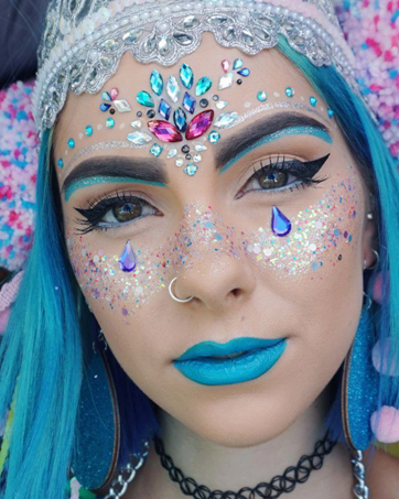 face glitter gel