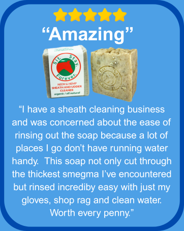 organic sheath and udder cleaner, natural sheath cleaner, organic sheath cleaner