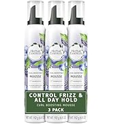 Herbal Essences Curl Boosting Mousse, Frizz Control for Curly & Wavy Hair, Long-Lasting Hold with...
