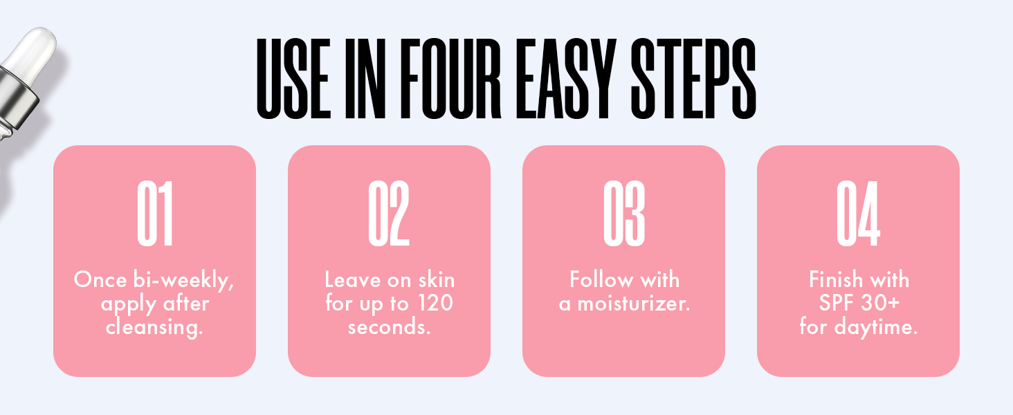 Glycolic Acid Peel Chemical Peel Acne Scars Collagen Boost Wrinkles Fine Lines AHA Face Peel Mask