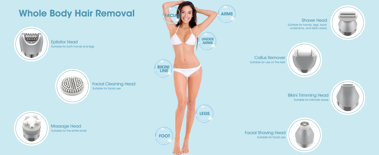 Epilator Hair Removal for Women