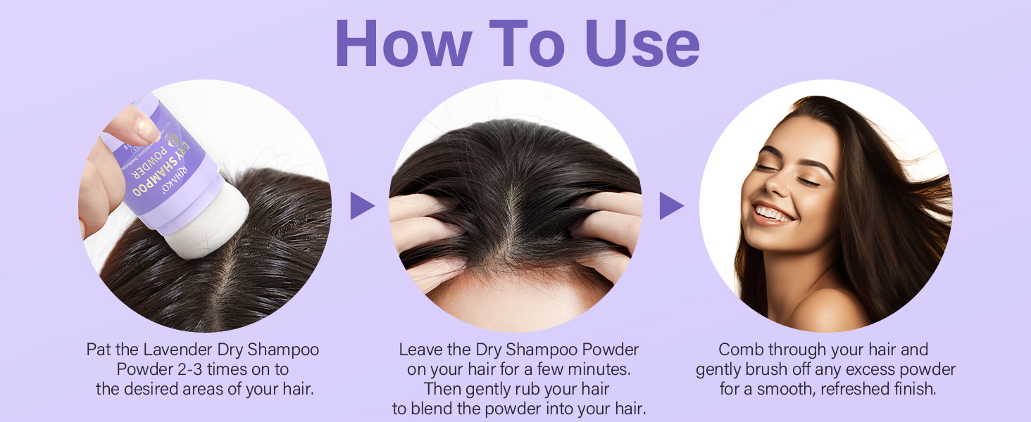 Dry Shampoo Powder for Women & Men