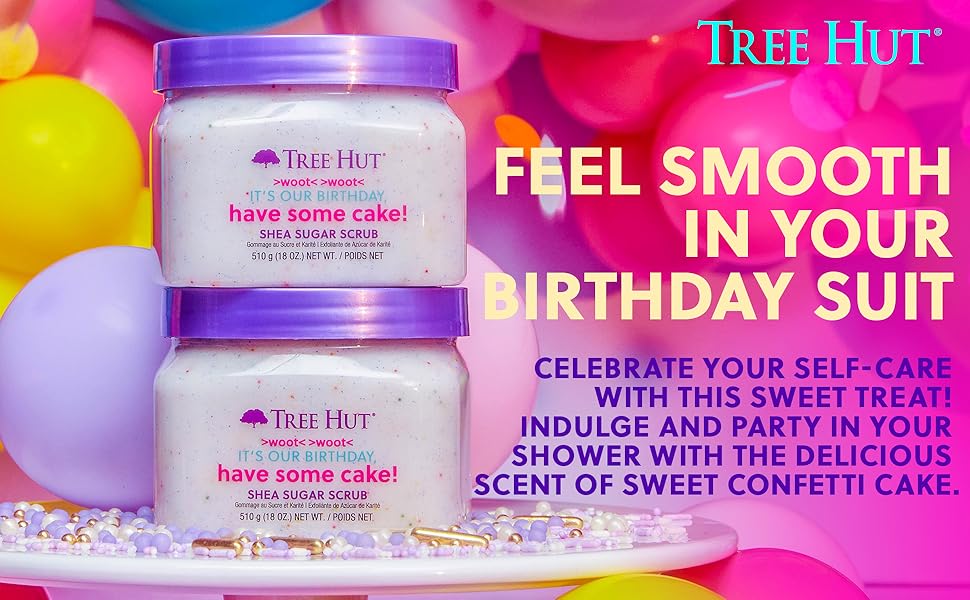 Tree Hut Birthday Cake Sugar Shea Scrub