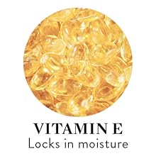 vitamin e: locks in moisture