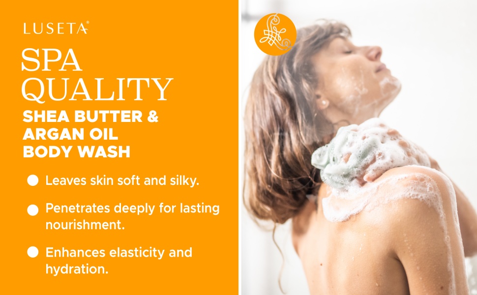 shea butter argan oil body wash