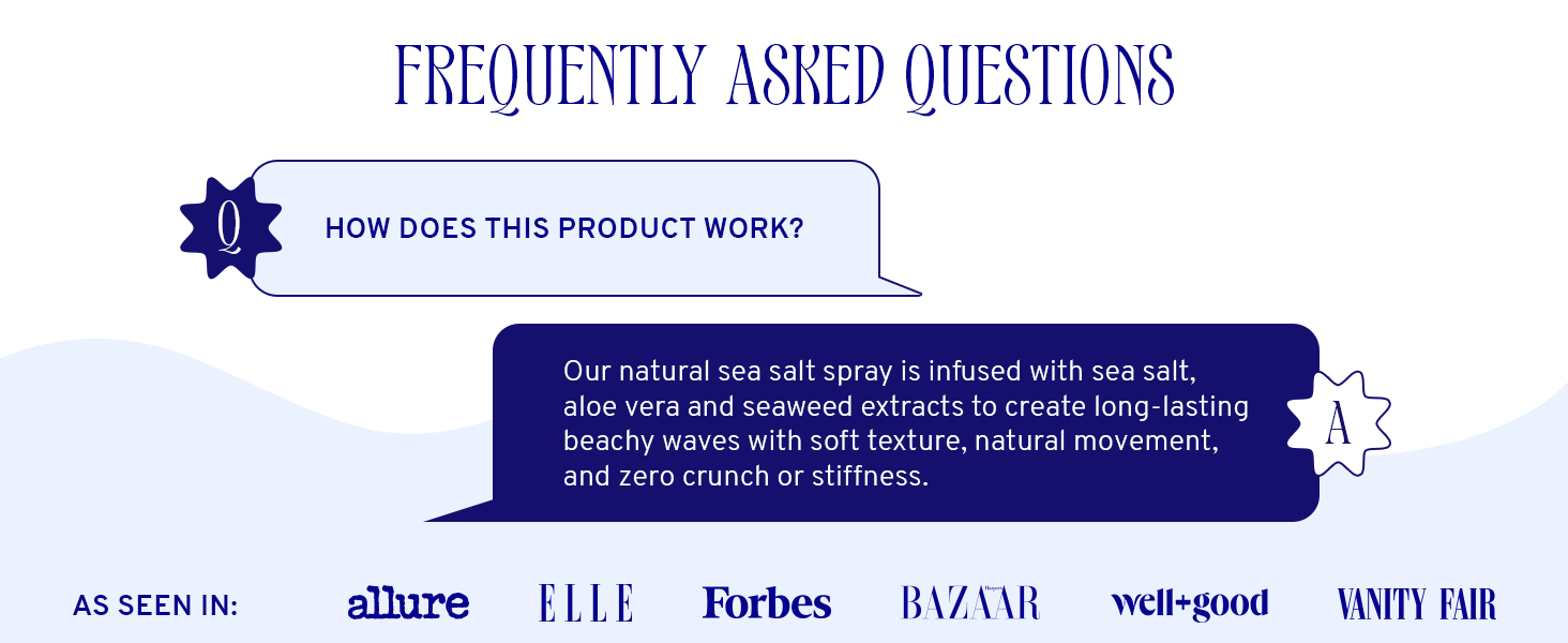 sea salt spray sea salt aloe vera seaweed extracts long lasting beachy waves soft texture