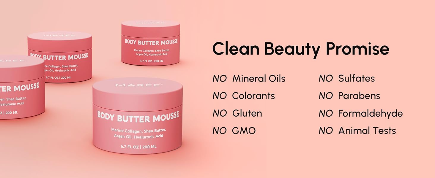 whipped shea butter, body cream for women, travel size body oil, hydrating body lotion, body mousse