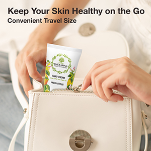 hand lotion travel size in a purse