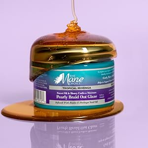Tropical Moringa Pearly Braid Out Glaze