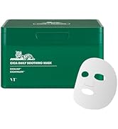 VT COSMETICS Daily Soothing Mask 30ea, Facial Sheet Mask for Moist & Hydrating, 30 Day Supply, Ce...