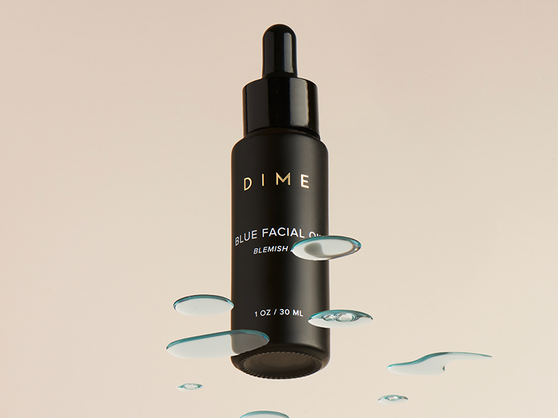 DIME Beauty Blue Facial Oil, Blemish Spot Treatment with Blue Tansy Oil