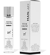 Man Labs Titan Men's Anti Aging Face Cream - Light Facial Moisturizer for Men with Herbal Extract...