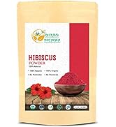 Herbs Botanica Natural Hibiscus Powder (Hibiscus SABDARIFFA) | Pure Naturally Processed for Hair,...