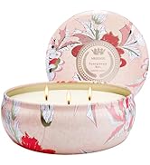 M&SENSE Soy Scented Candles for Home 12oz, 3 Wick Highly Scented 40 Hours Long Lasting, Pomegrana...