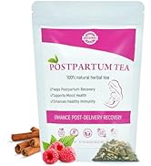 Aromlife Postpartum Tea for Women Postnatal Hormone Balance, Organic Raspberry Tea New Mama Postp...