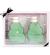 dearcloud Silky Glow Deluxe Body Care Set - Body Lotion + Body Wash - Hyaluronic Acid, Amino Acid...