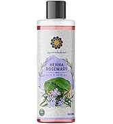 AYURVEDASHREE Henna Rosemary Hair Oil 200 ml, 6.76 fl oz with Neem Oil, Shikakai Oil, Bhringraj O...