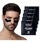 Wolf Project Under Eye Patches (5 pairs) For Dark Circles, Puffy Eyes, and Wrinkles - With Caffei...