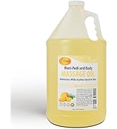 SPA REDI - Massage Oil, Pineapple, 128 Oz - Professional Pedicure, Manicure, Full Body Massage Th...