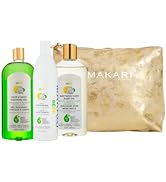 MAKARI Bebe 3 Piece Shower Gift Set - Foaming Gel, Cleansing Milk & Oil, Gentle, Nourishing & Cal...