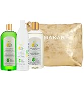 MAKARI Bebe 3 Piece Shower Gift Set - Foaming Gel, Cleansing Milk & Oil, Gentle, Nourishing & Cal...