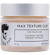 Max Texture Hair Clay For Men - (2oz) by Avenue Man Hair Products - Hair Pomade with Certified Or...