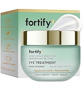 Fortify Skincare Under Eye Cream for Dark Circle Reducing & Barrier Protection - Hyaluronic Acid ...