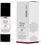 Man Labs Titan MAX Anti Aging Face Serum for Men - Hyaluronic Acid, 10% Niacinamide, Peptides, Vi...