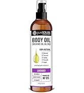 pureSCRUBS Ultra Moisturizing LAVENDER BODY OIL Spray For Dry Skin, Massage, Cuticles & More, Org...