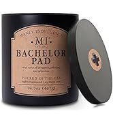 Manly Indulgence Bachelor Pad Scented Candle for Men 16.5 oz | 2 Wick & 2X Intense Fragrance | Be...