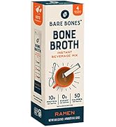 Bare Bones Bone Broth Instant Powdered Mix | Rich Savory Packets on-the-Go No Artificial Flavors ...