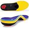VALSOLE Heavy Duty Support Pain Relief Orthotics - 220+ lbs Plantar Fasciitis High Arch Support Insoles for Men Women, Flat Feet Insert, Work Boot Shoe Insole, Absorb Shock with Every Step