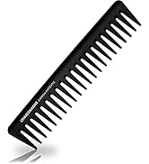 Charlemagne Men's Carbon Comb - Shatterproof Styling Comb for Hair & Beard - Tools & Appliances -...