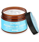 LEPONIX Magnesium Cream, Magnesium Lotion for Sleep, Muscle Relaxation & Skin Moisturizing, Night...