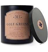 Manly Indulgence Golf Greens Scented Candle for Men 16.5 oz | 2 Wick & 2X Intense Fragrance | Ber...