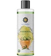 AYURVEDASHREE Bhringraj Hair Oil 6.76 fl oz., with Bhringraj Oil, Amla Extract, Kalonji Oil, Seas...