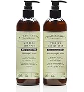 Pharmacopia Verbena Shampoo & Conditioner Bundle – Aromatherapy Hair Care with Natural Plant Base...