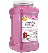 SPA REDI - Detox Foot Soak Pedicure and Bath Fine Salt, Sensual Rose, 128oz - Made with Dead Sea ...