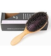 Controlled Chaos Boar Bristle Hair Brush–Wooden Bamboo Hair Brush for Women & Men, Detangling Bru...